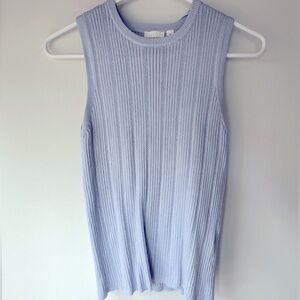 Light Blue Sweater Tank